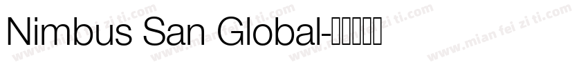 Nimbus San Global字体转换